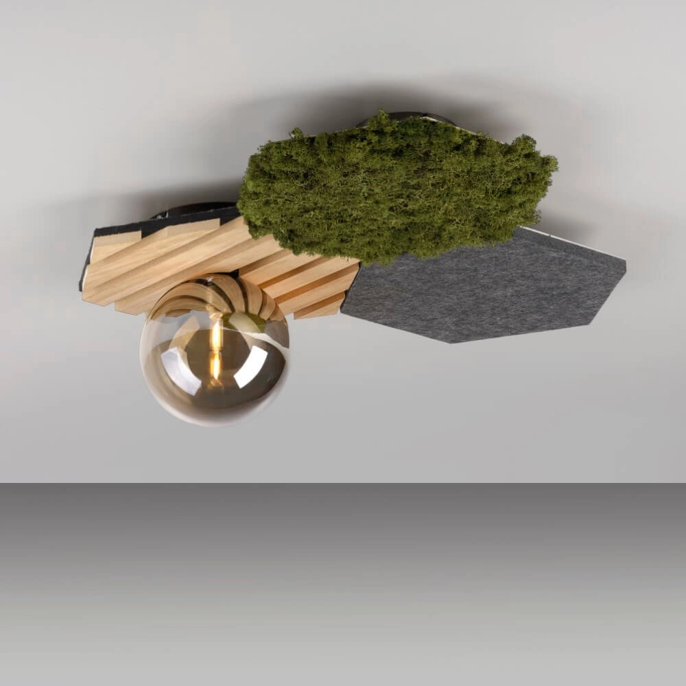 Deckenleuchte Green Hex Natur Just Light 4043689004255