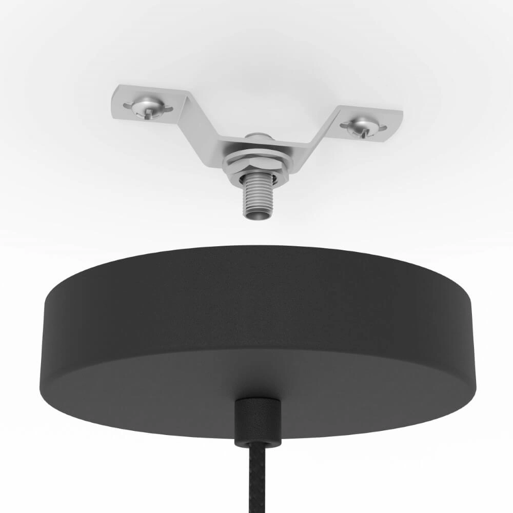 Schwarze Hängelampe Romazzina Ø 32,5cm Eglo 9008606244287