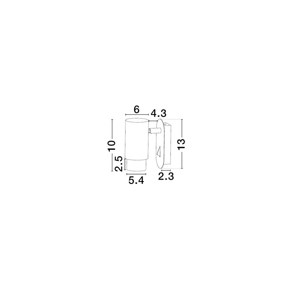 Nachttischlampe Nime weiß Lyora 5212017476395