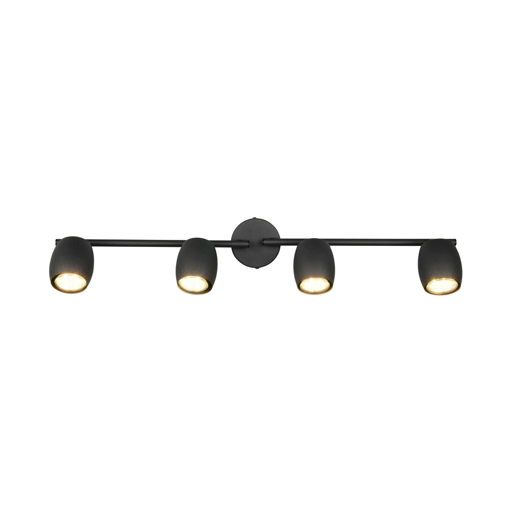 Deckenlampe Nancy 4-flammig schwarz Trio 4017807657005