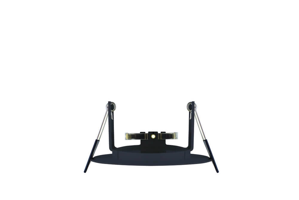Schwarzer Einbaustrahler EvoFire GU10 - rund Lyora 5055788253792