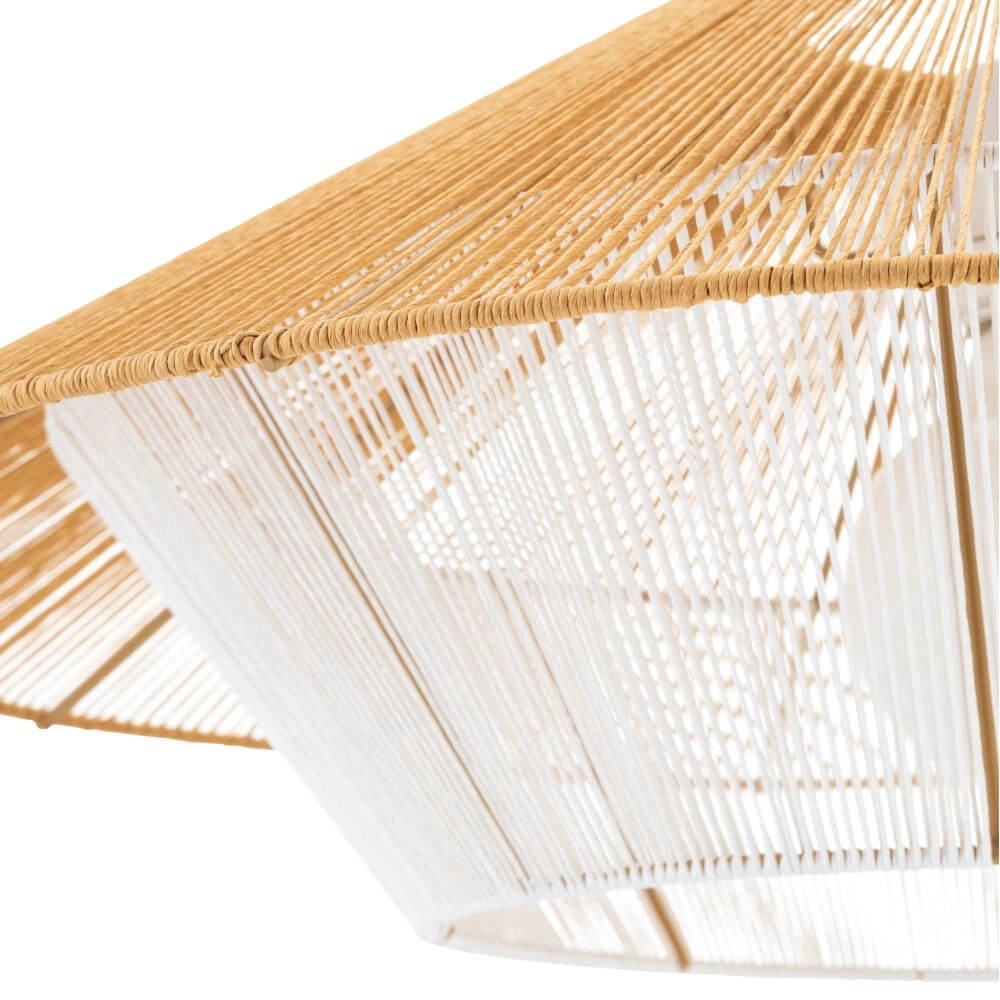 Rattan Pendelleuchte Japandi M Ø 60cm Lyora 5903139111577