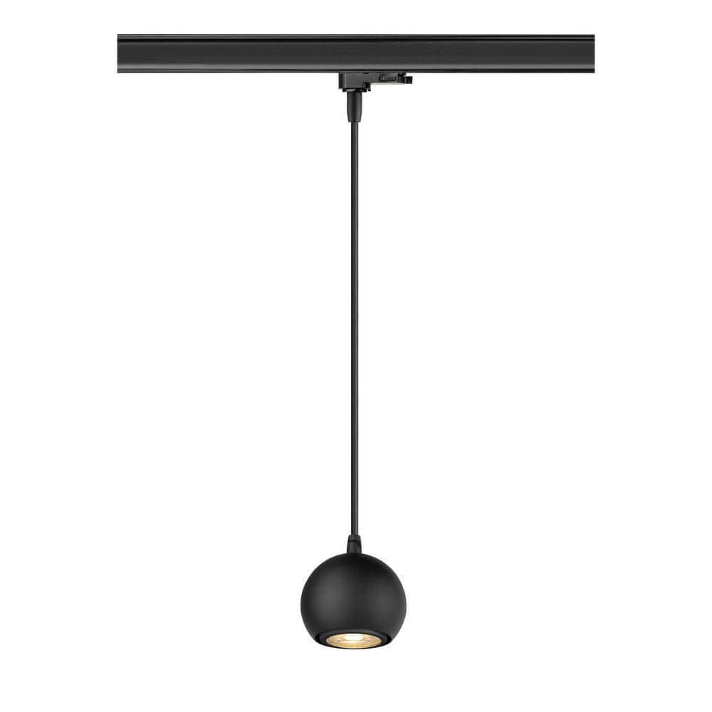 Pendelleuchte für Schiene Light Eye 90 schwarz 3-phasig Ø 9cm