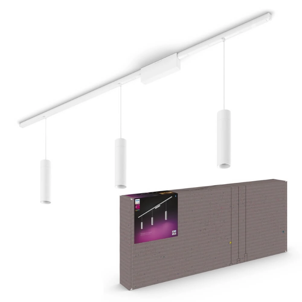 Hue Perifo - White and color Set mit 3 Hängelampen weiß Philips 8719514407749