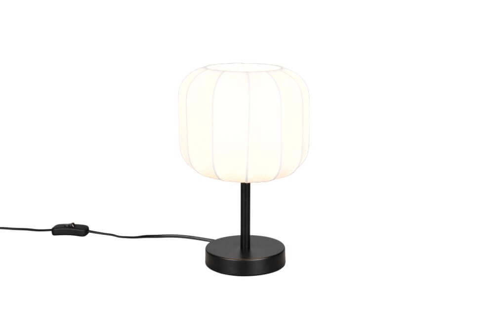 Weiße Design-Tischleuchte Madleine Ø 20cm