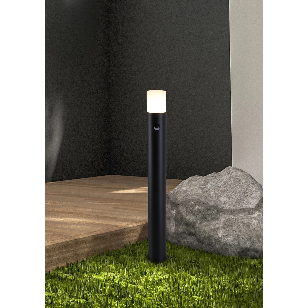 Gartenleuchte Colorado 80cm schwarz mit Sensor Searchlight 5053423299112
