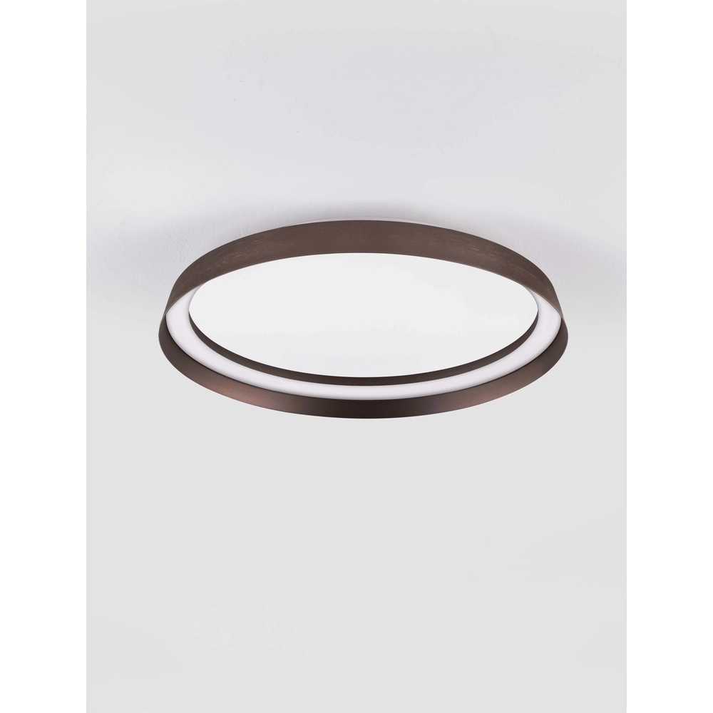 Design-Deckenleuchte Ormi Ø 45cm kaffeebraun Lyora 5212017463104