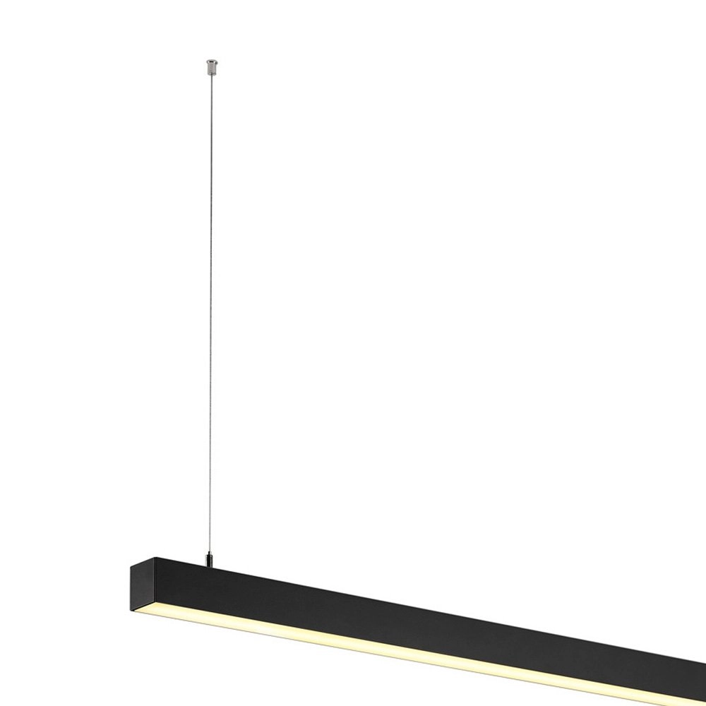 LED Hängelampe Q-Line Dimmbar 142 cm schwarz SLV 4024163196116