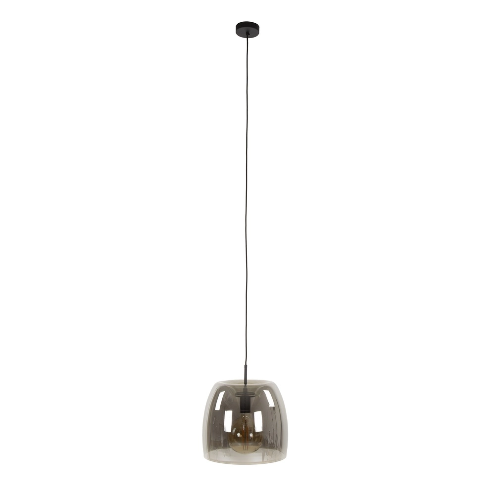 Glas-Pendellampe Drift Ø 35cm – Rauchglas Lyora 8716803512696