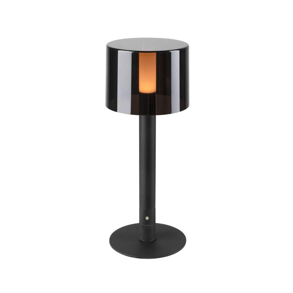 Tischlampe Taha wiederaufladbar schwarz 2700K SLV 4024163278058