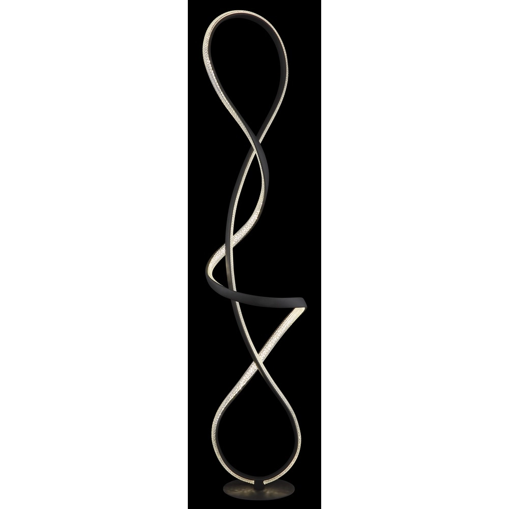 Design-Stehlampe Swirl Schwarz Globo 9007371512331