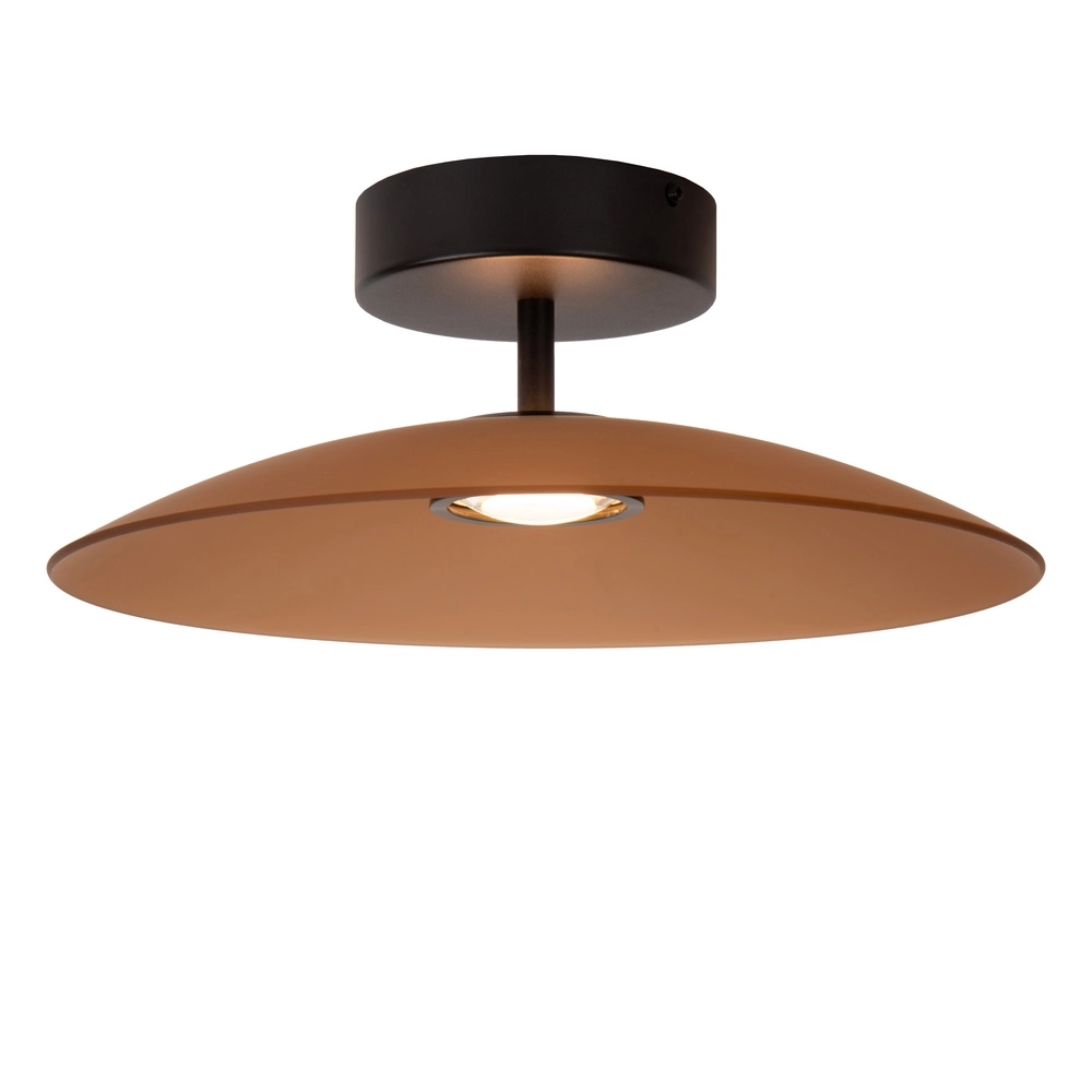 Elegante Deckenlampe Menga Ø 40cm Bernsteinglas Premium by Lucide 5411212251220