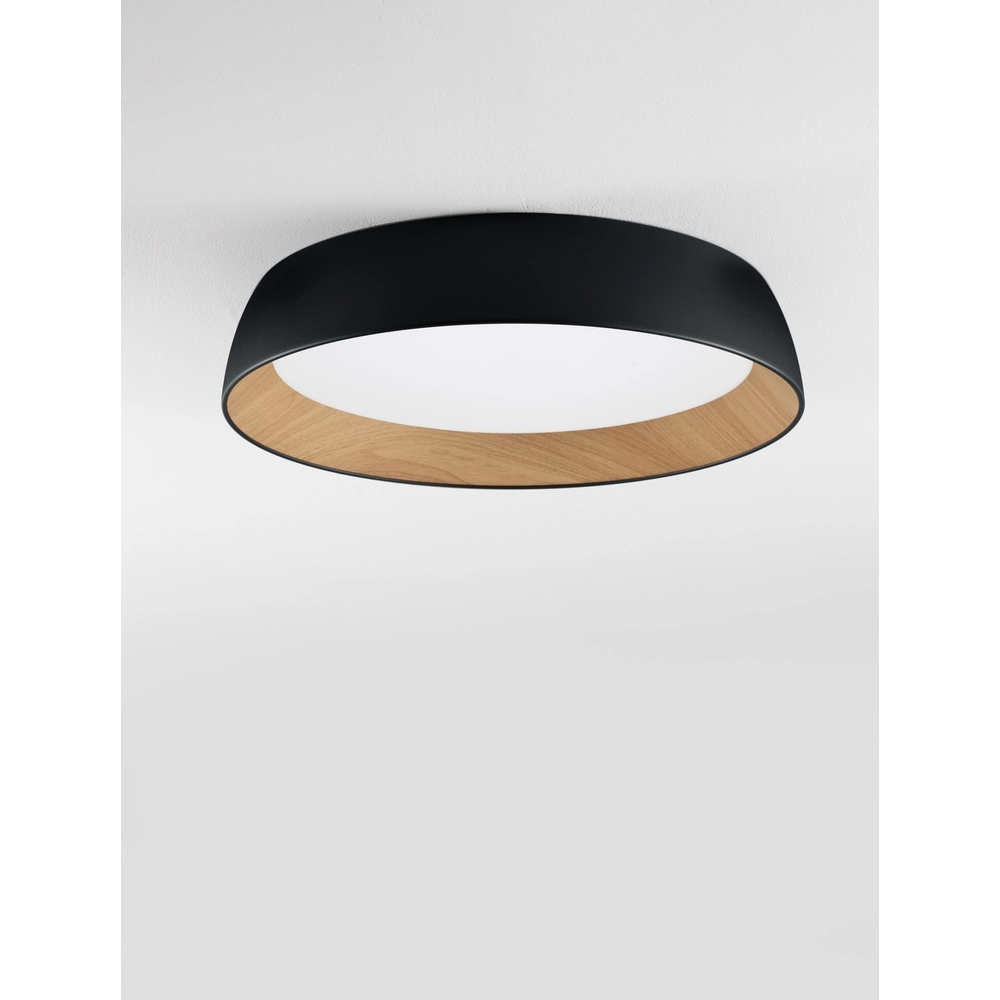 Deckenlampe Sigi  Ø 60cm schwarz Lyora 5212017448668