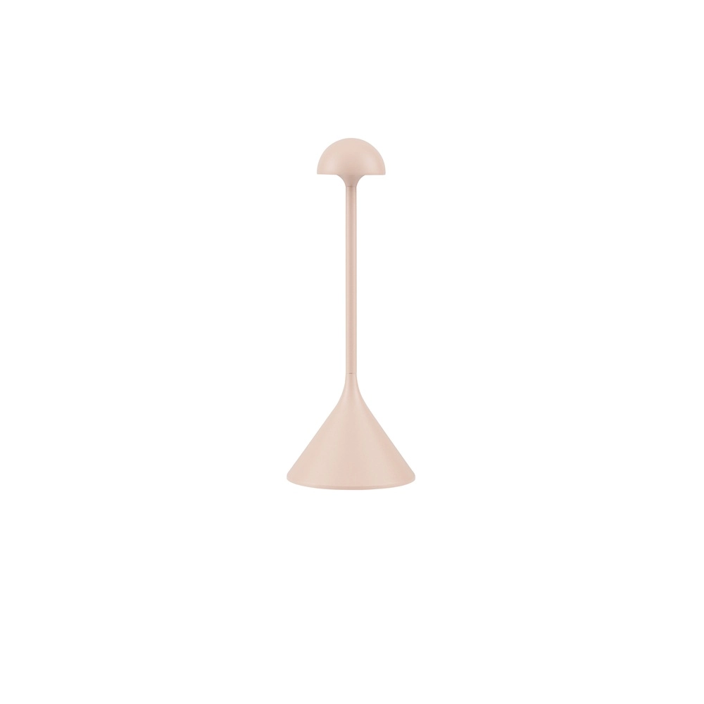 Tischlampe Dalt sandbraun wiederaufladbar über USB Lyora 5212017477064