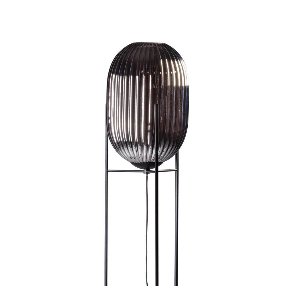 Stehlampe Glamm 176 cm schwarz mit Spiegelglas ETH 8719075189368