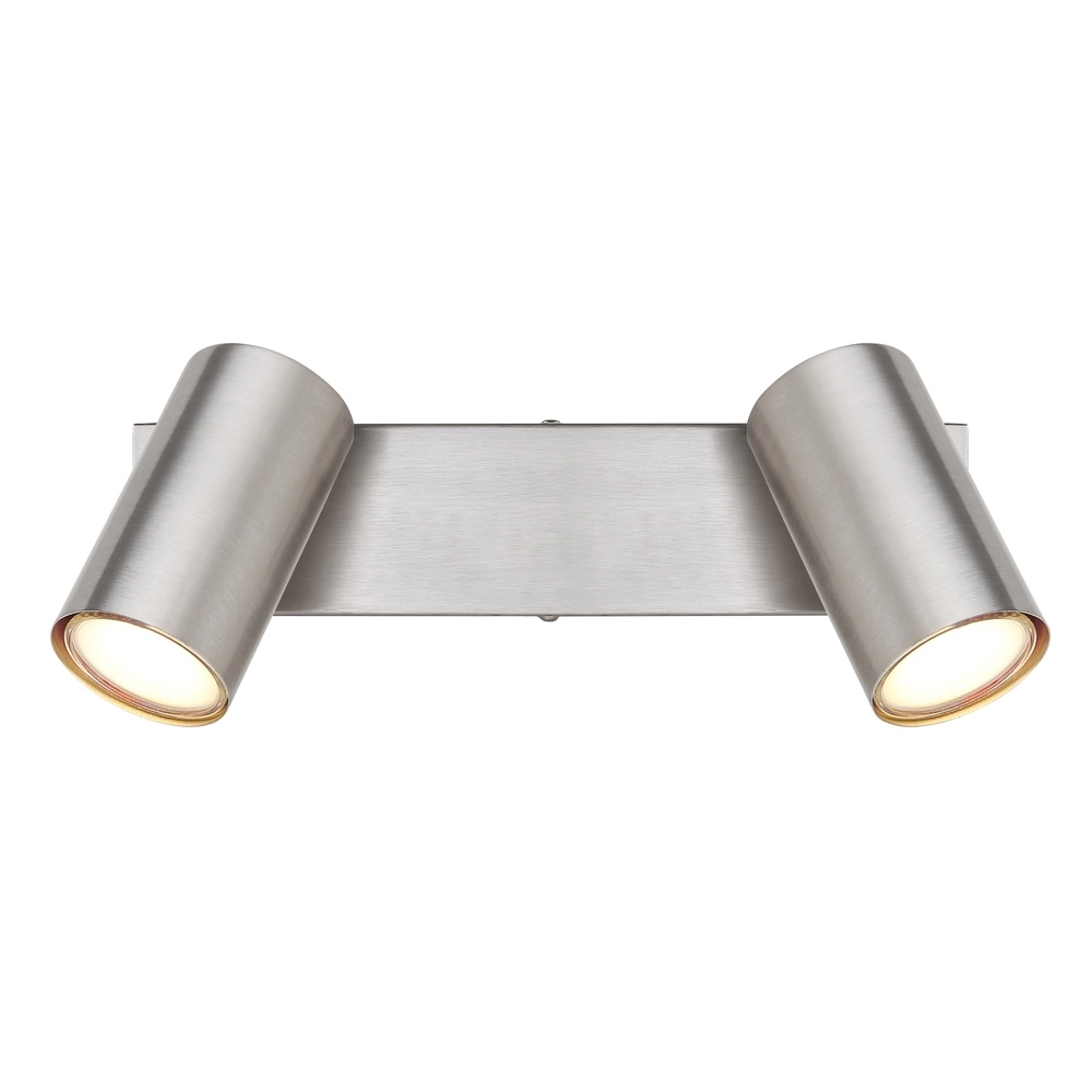 Deckenlampe 2-Leuchten Robby Nickel Globo 9007371439515