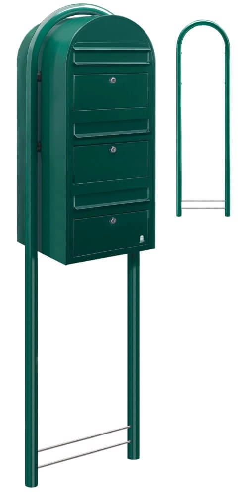 Briefkasten Trio 6005 Dunkelgrün Bobi 6417237015068