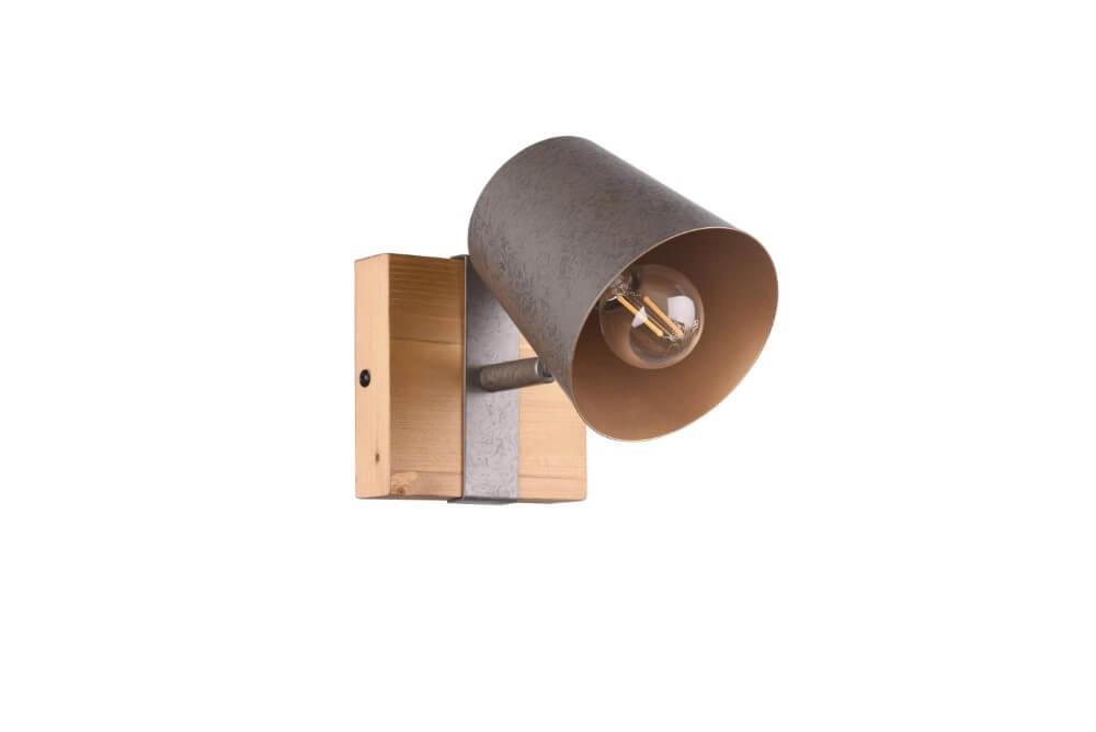 Stelle Bell Antikgrau mit Holz Trio 4017807502558