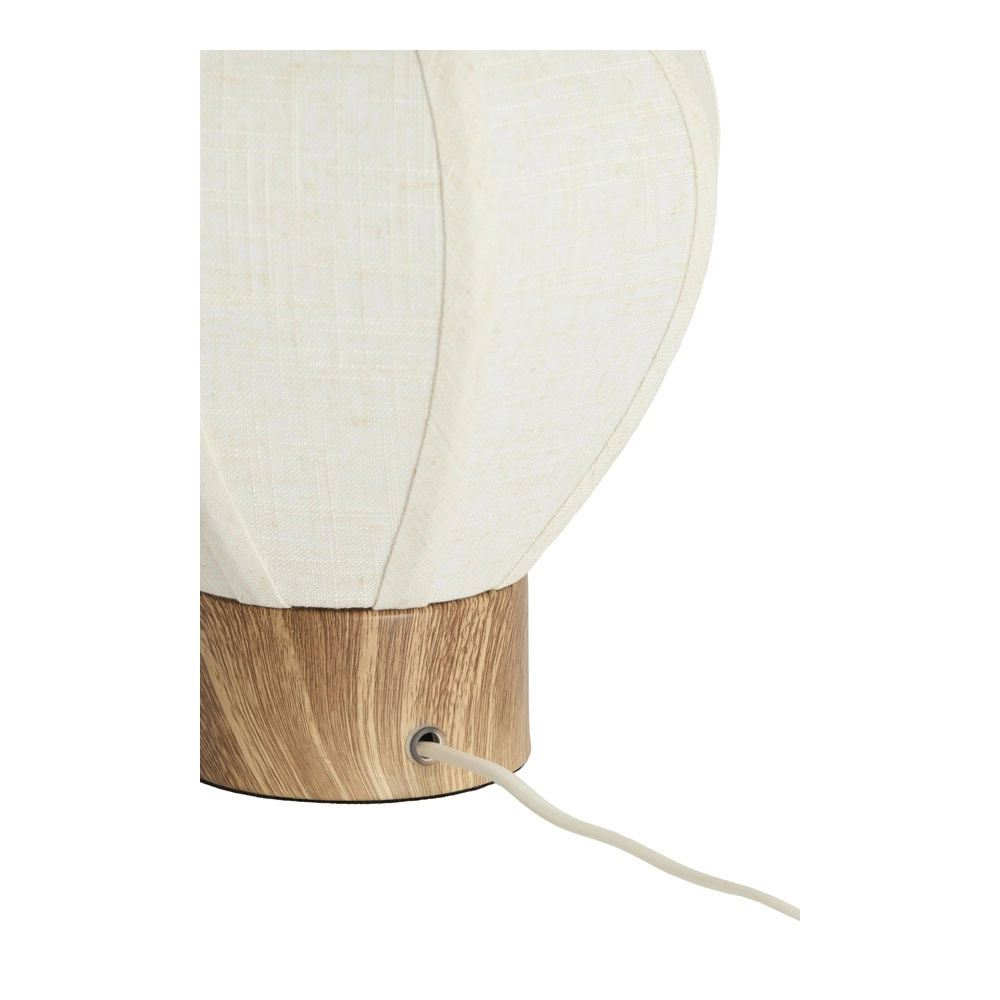 Tischlampe Kyzo Ø 23cm japandi weiß Light & Living 8717807843403