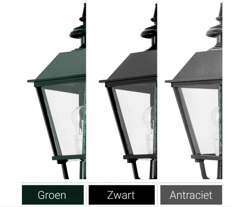 Altholländische Wandlampe Singel XL schwarz KS 8714732114042