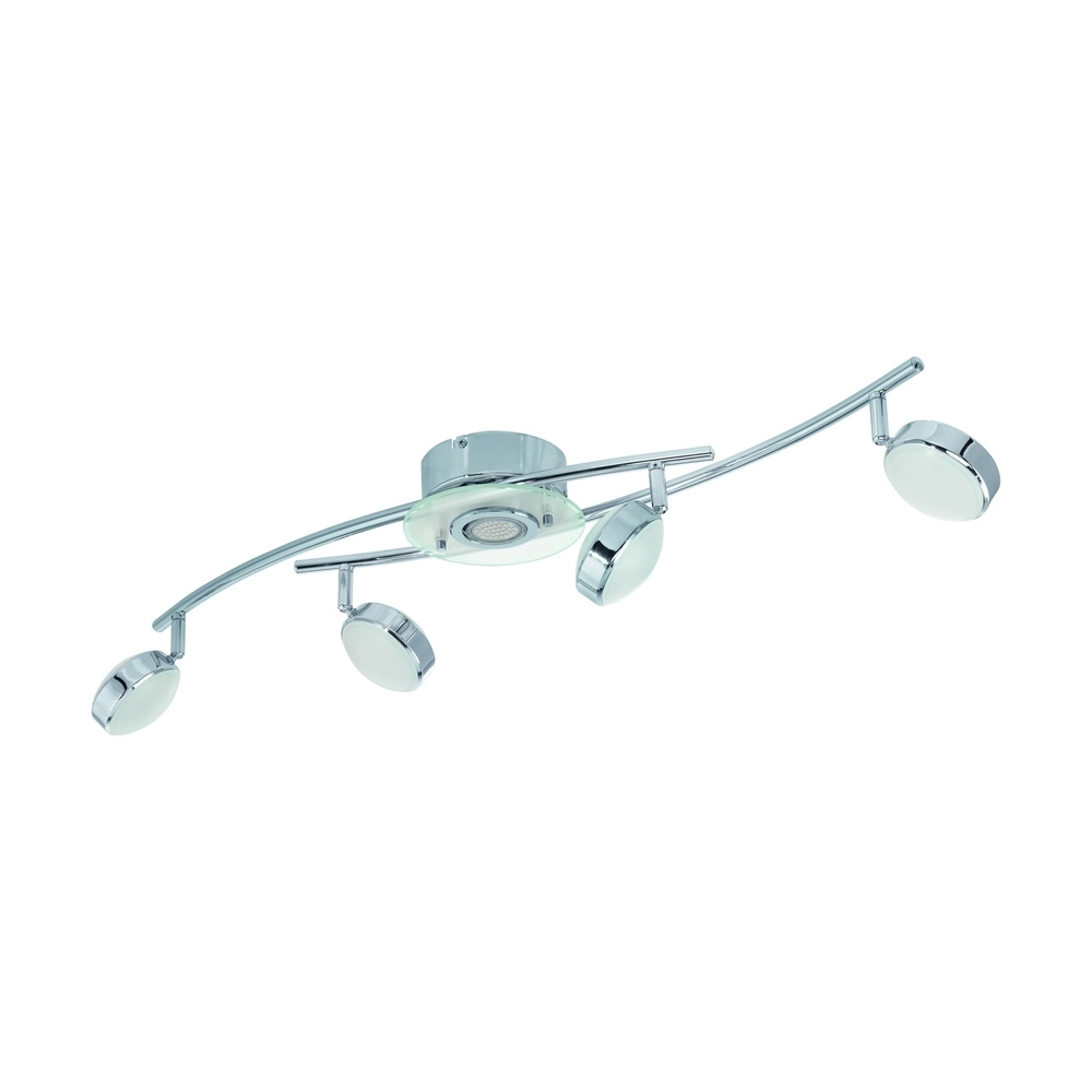 4-Licht Deckenlampe Salto Chrom