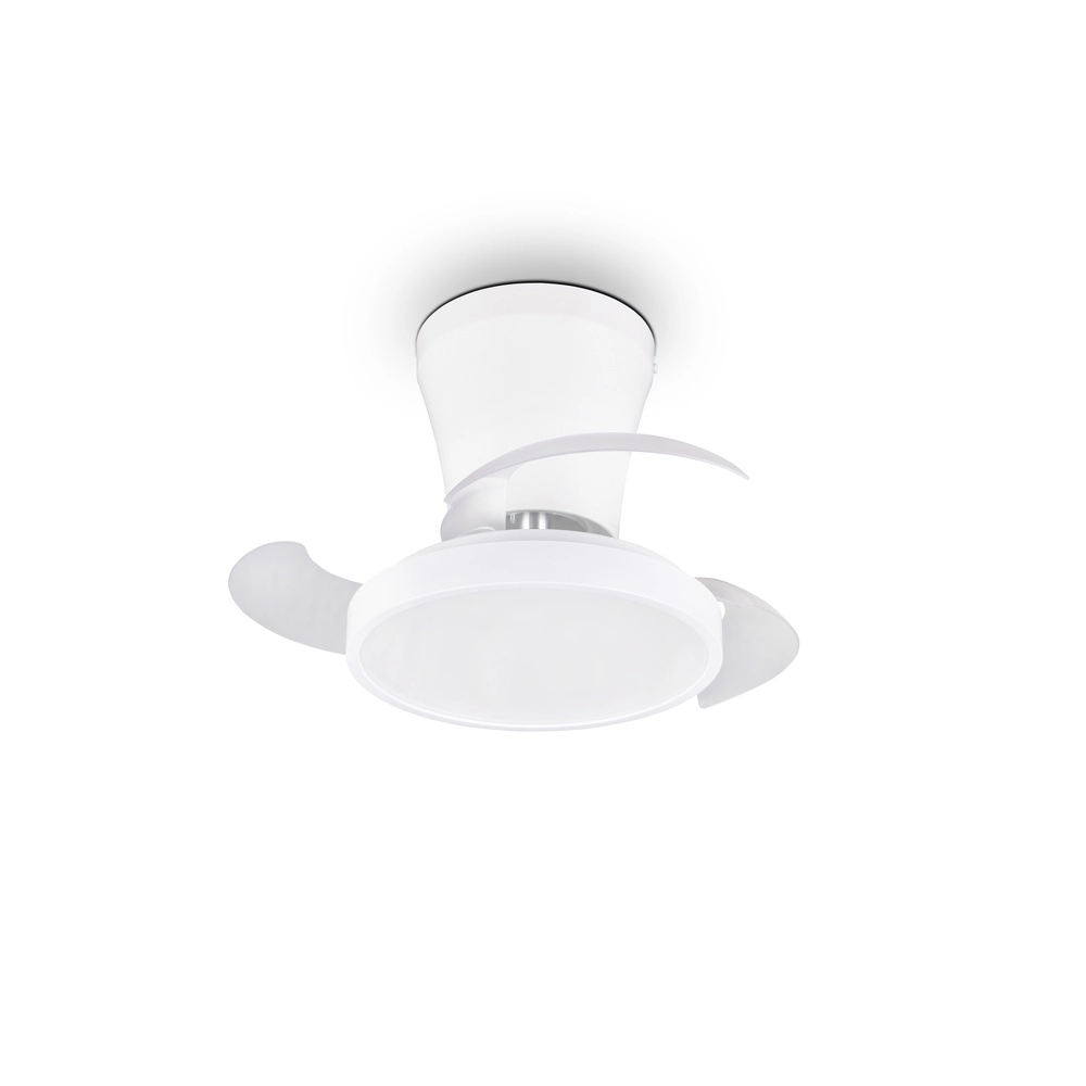 Kleiner Ventilator Moss weiße Ø 22 cm Trio 4017807688924