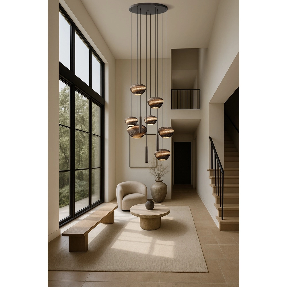 10-Licht Pendellampe Cartone mit Think Paper Hoods Masterlight 8718121391625