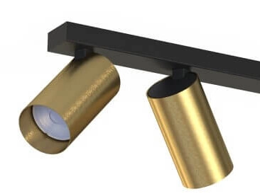 Goldene 3-flammige Aufbauspot Mono Lyora 5903139778398