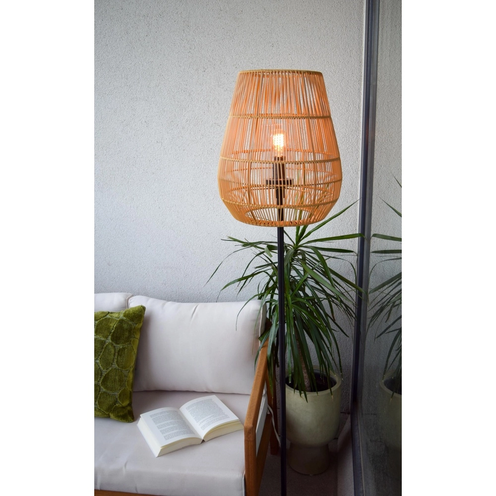 Stehlampe Nerida Rattan IP44 - Ø 35cm Lucide 5411212031914