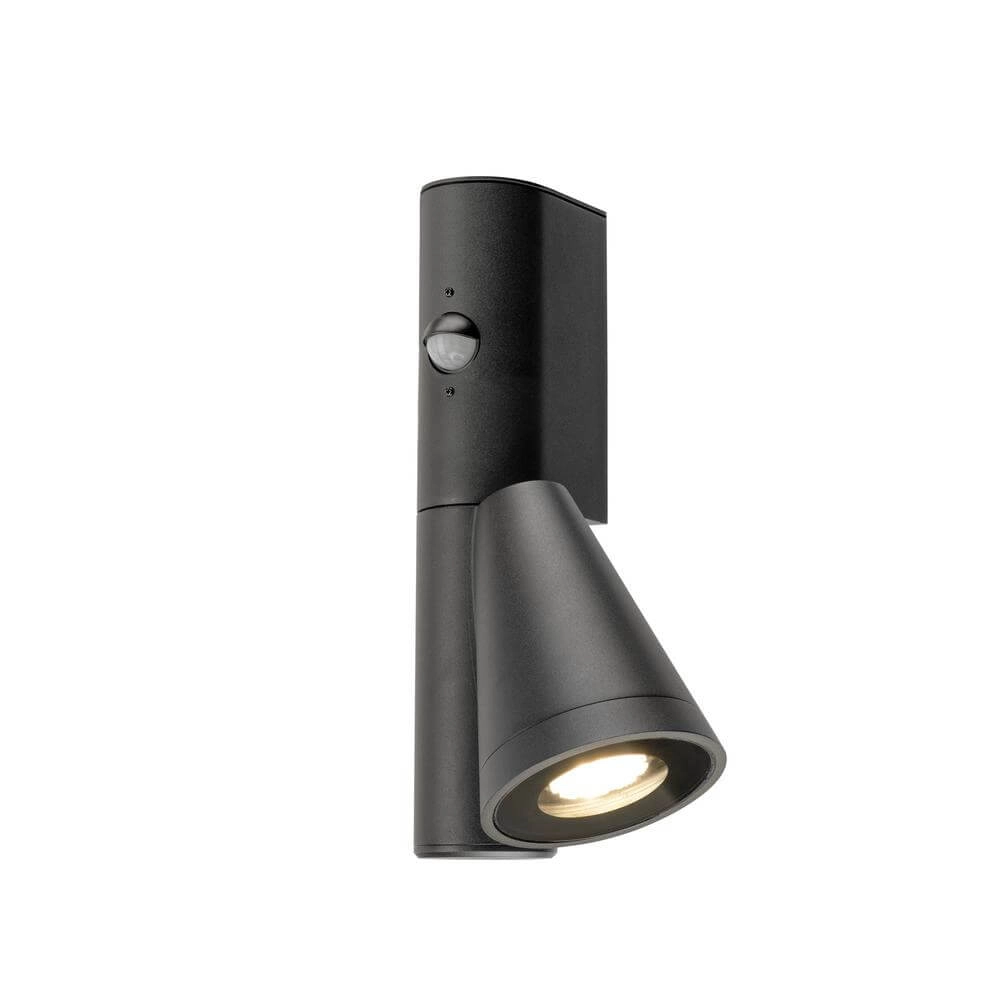 Design-Wandleuchte T-Tube WL Schwarz mit Sensor SLV 4024163291637