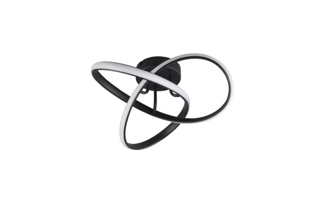Designer-Deckenleuchte Meo Schwarz Trio 4017807600278