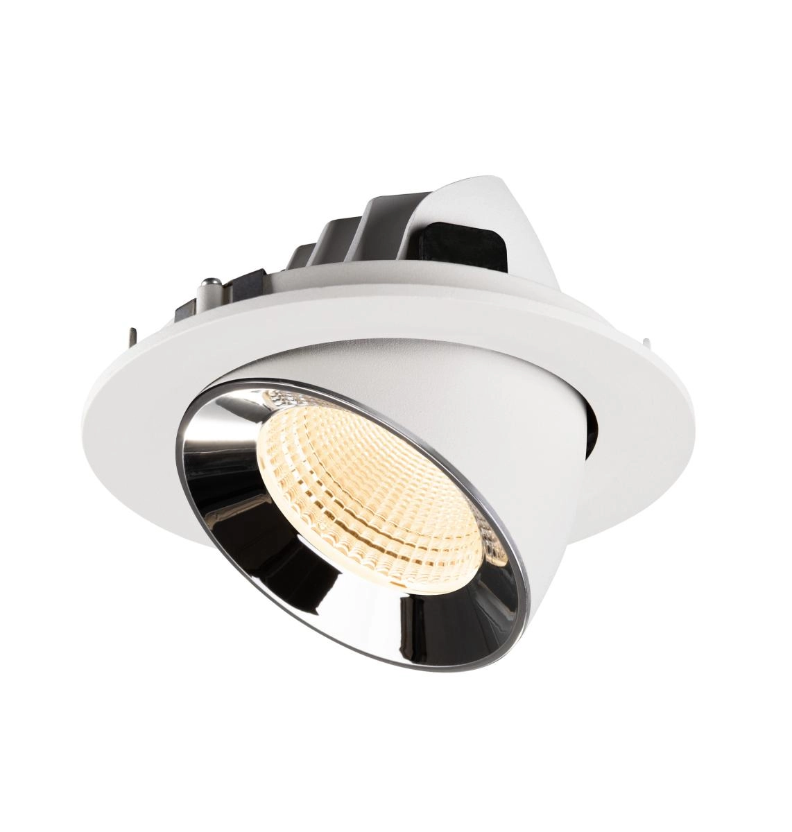 Einbau-Strahler Numinos Gimble L weiß/chrom 2700K - 55gr SLV 4024163310345