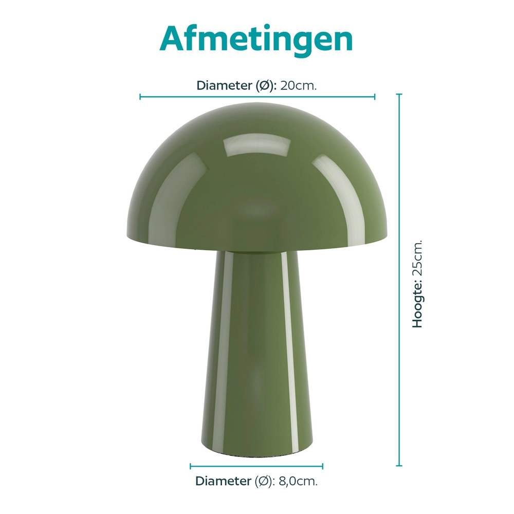 Tischlampe Bufalara Grün