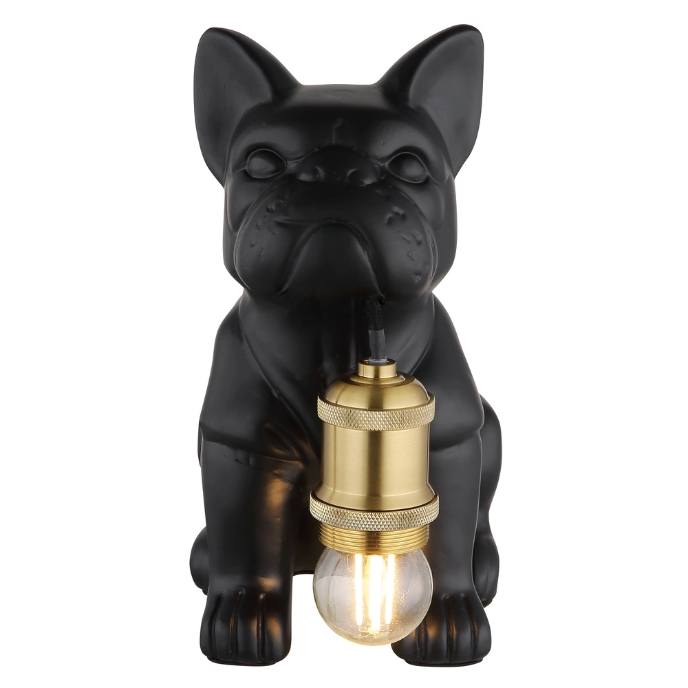 Tischlampe Dogo Hund Schwarz Globo 9007371569328