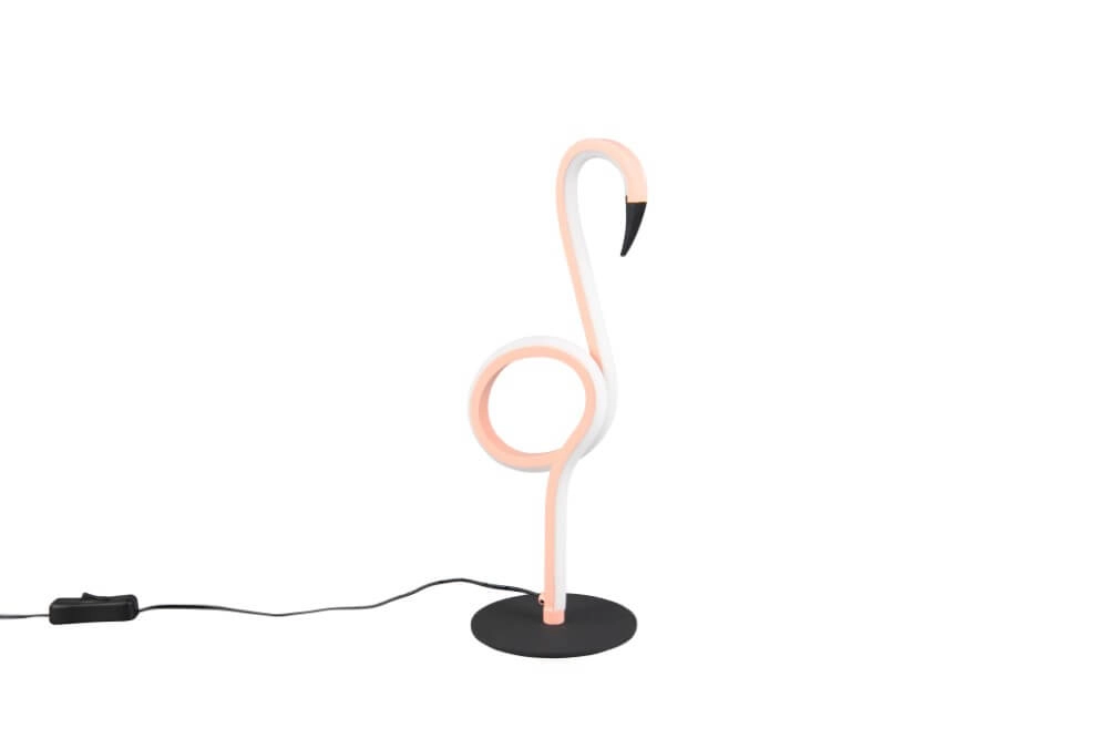 Rosafarbene Flamingo-LED-Tischlampe Ingo Trio 4017807613704
