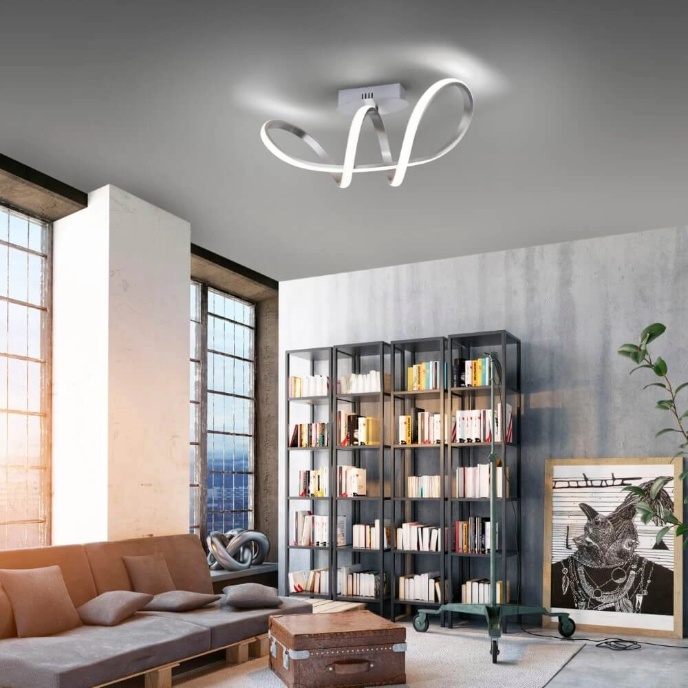 Designer-Deckenleuchte Maria Aluminium Just Light 4043689975784