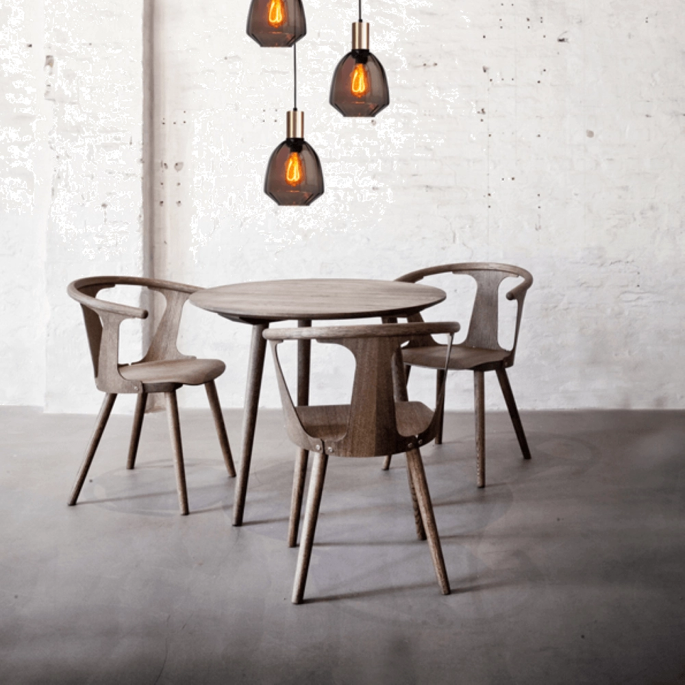 3-flammige Loft-Hängelampe - Gold - Porto mit roter Nicolette-Brille Masterlight 8718121270913