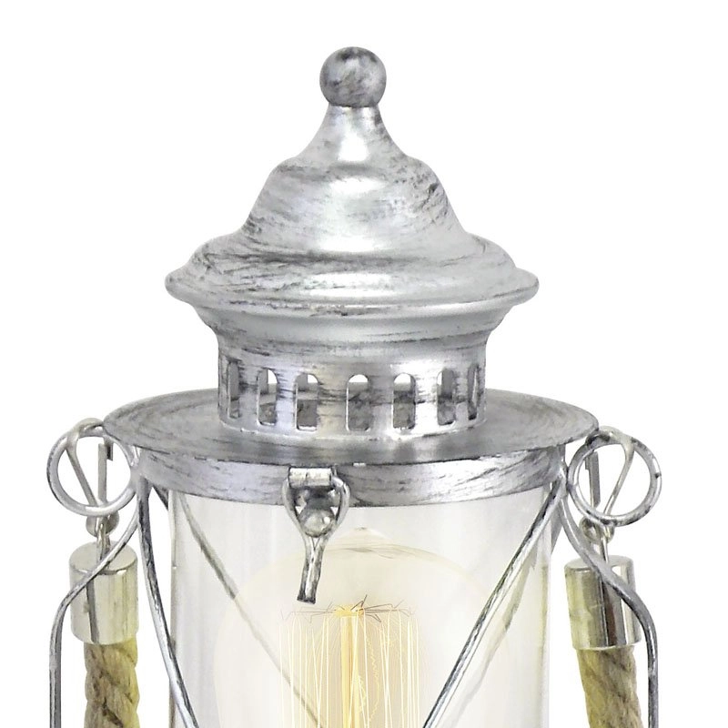 Tischlampe Bradford antikes Silber Eglo 9002759492847