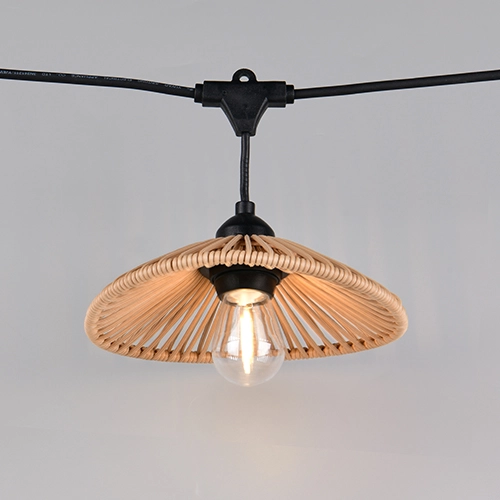 Lichterketten Chain Schwarz mit Braun 600 cm Trio 4017807697612