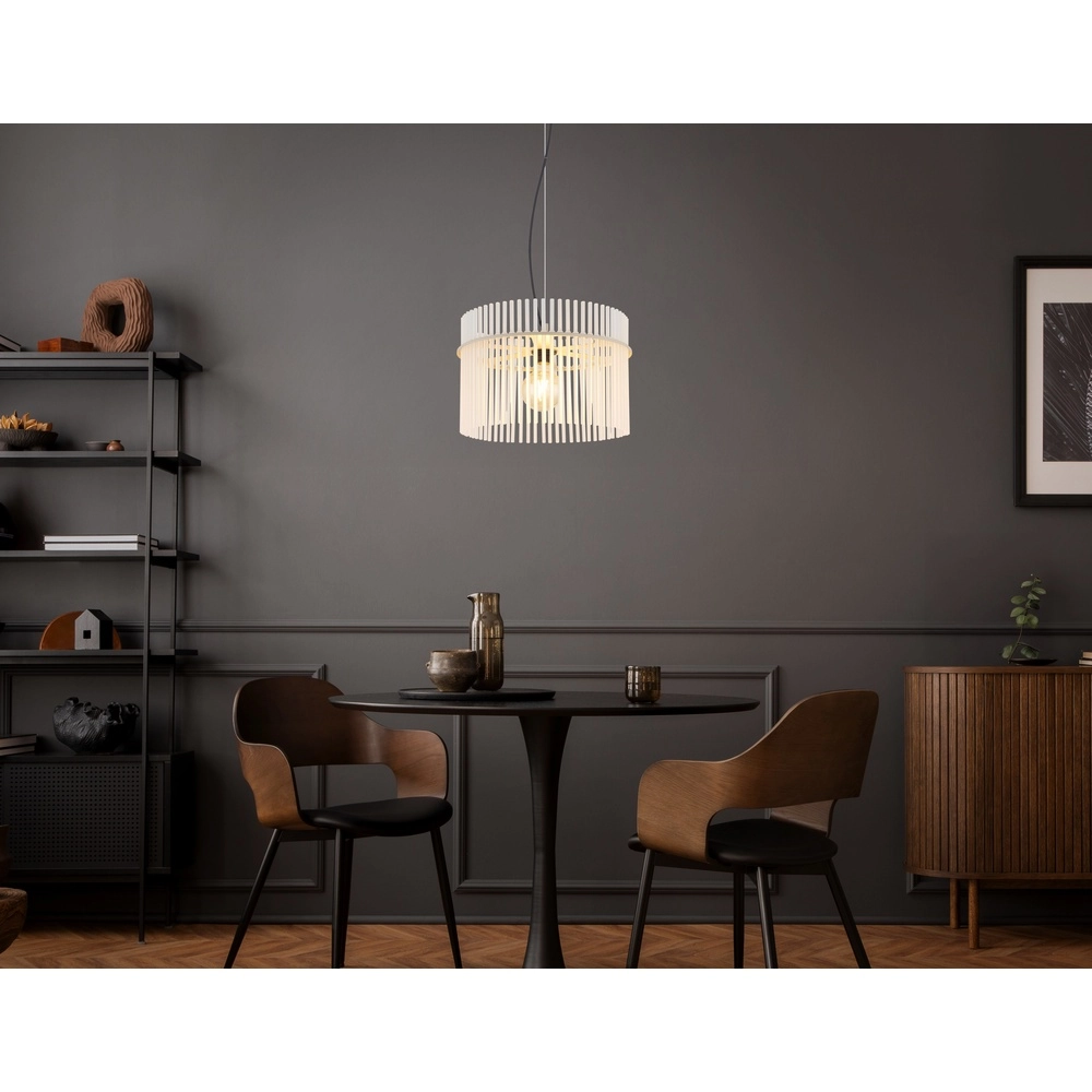 Pendelleuchte Gorley sandbraun mit Glas Ø 40cm Globo 9007371578702