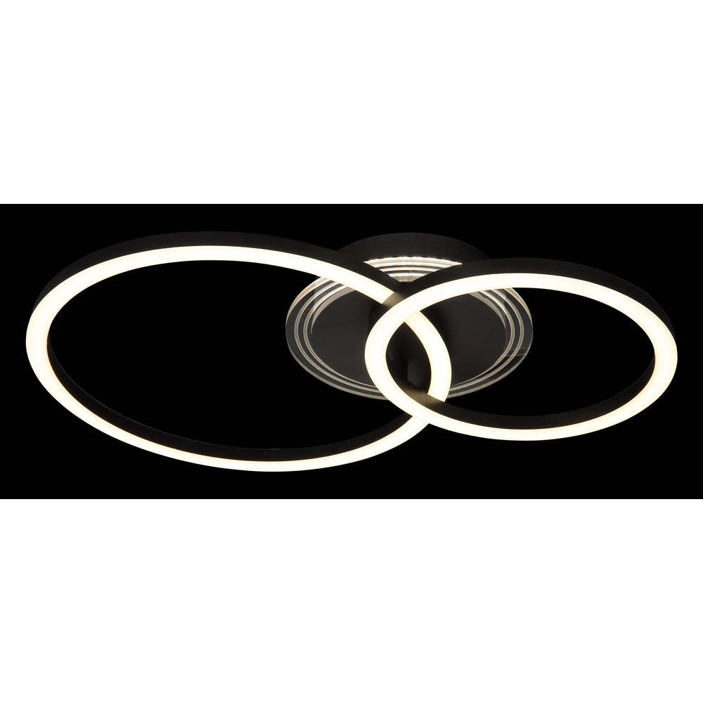 Schwarze Deckenlampe Loretta Konstruktion Globo 9007371481293