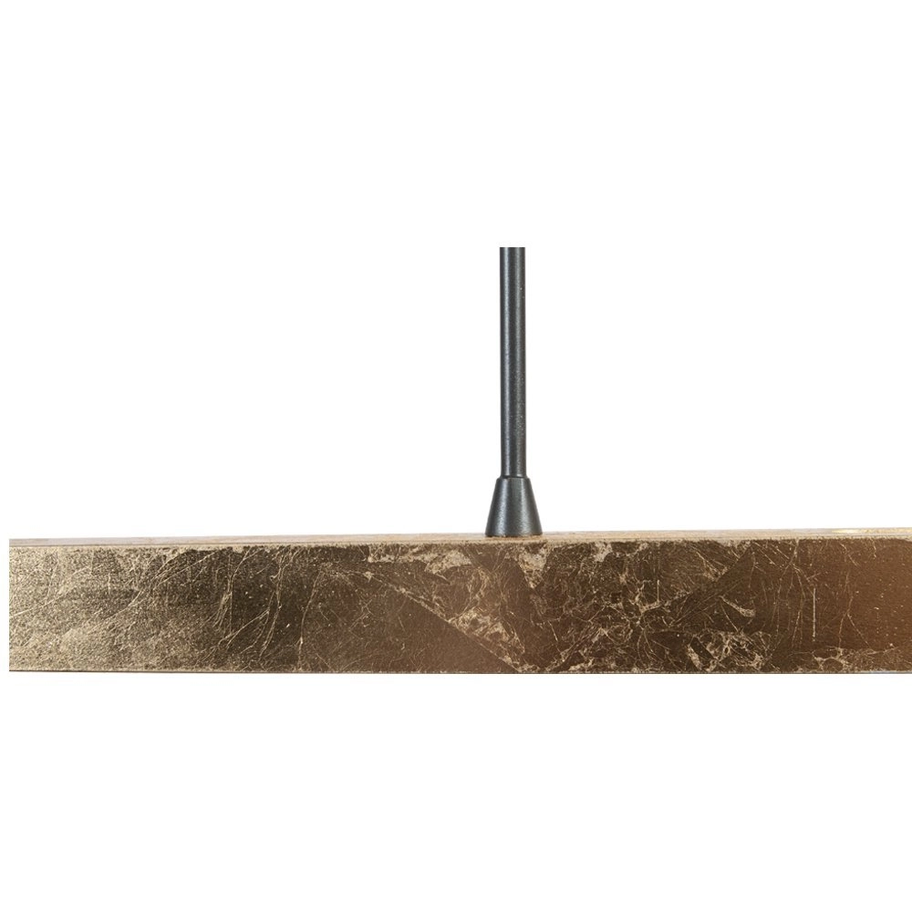 Schwarze Hängelampe Real 3 160cm mit Gold Masterlight 8718121216331