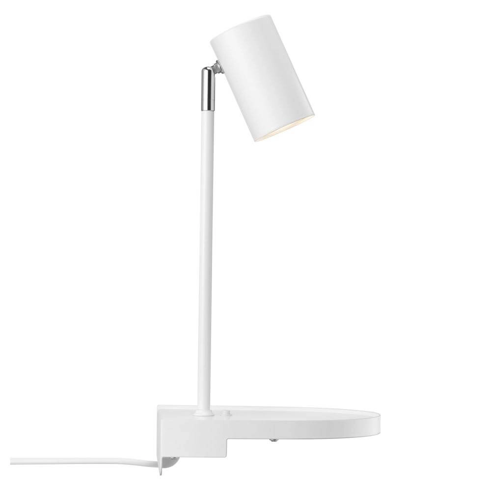 Weiße Wandleuchte Cody mit USB-Anschluss Nordlux 5704924005107