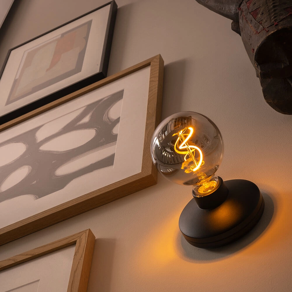 Rechargeable wall lamp Bee Black Smoked Humble 7446023299213