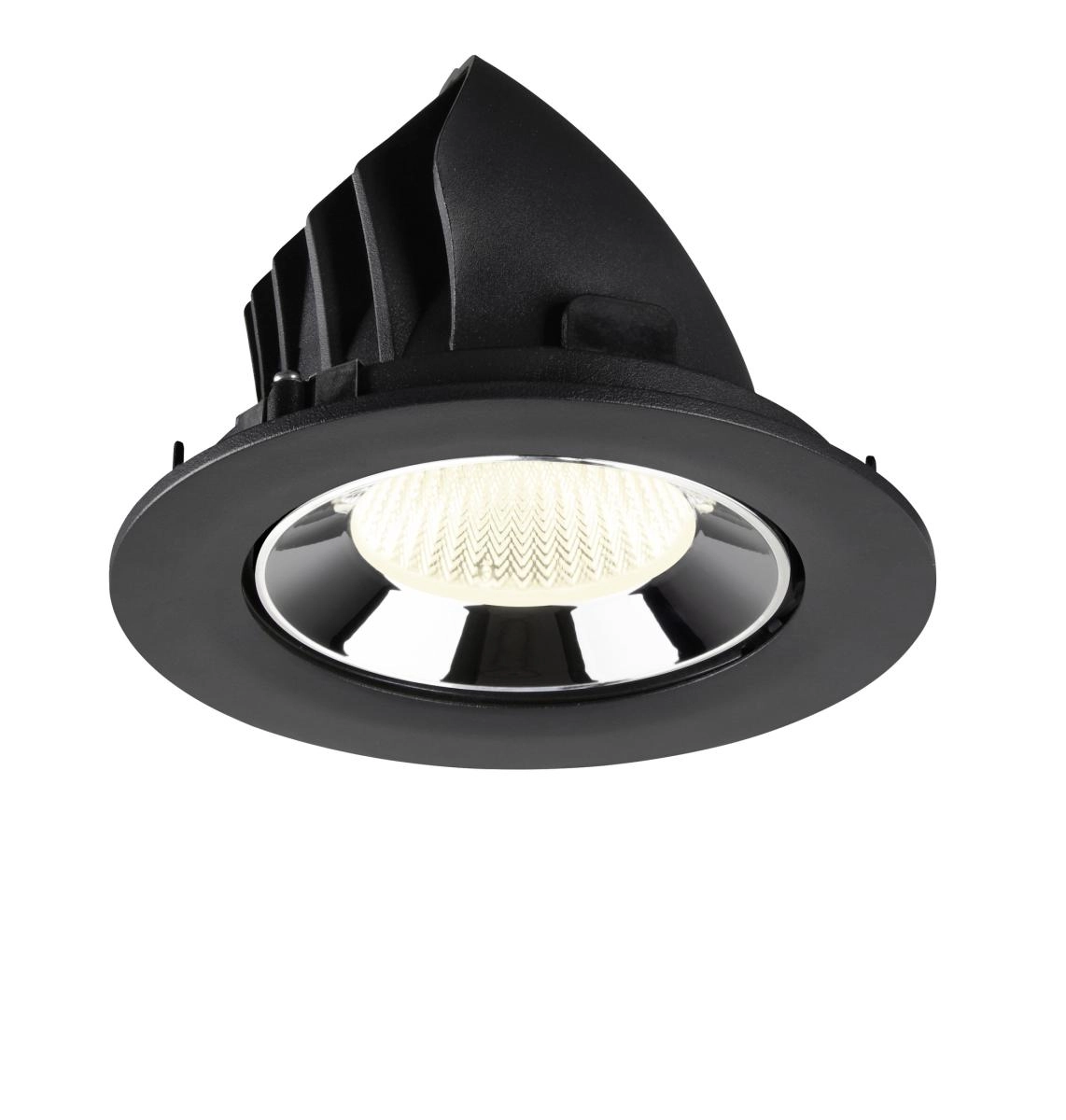 Einbau-Strahler Numinos Gimble L schwarz/chrom 4000K - 40gr SLV 4024163310109