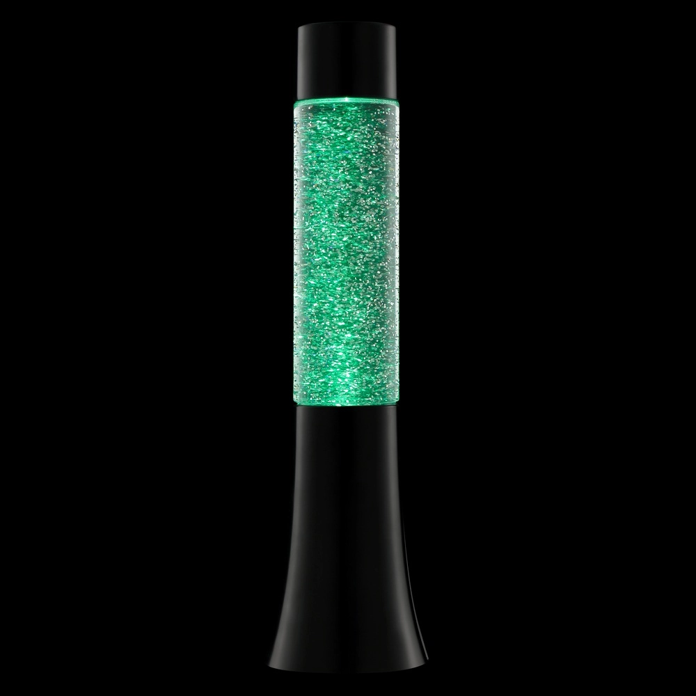 Lavalampe Glitter-Tower Schwarz Brilliant 4004353477454