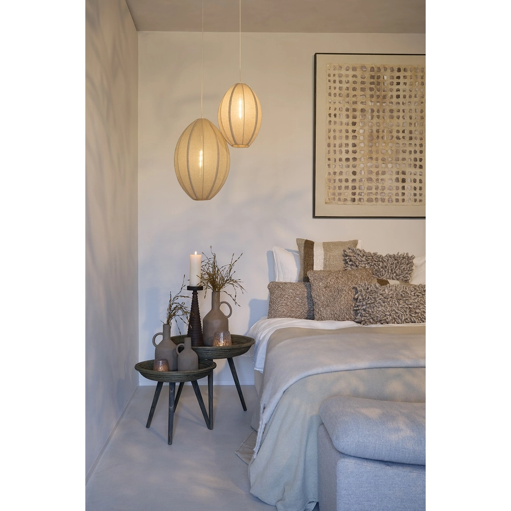 Japandi-Pendellampe Milatos Ø 28,5 cm - 1x E27 Light & Living 8717807743079