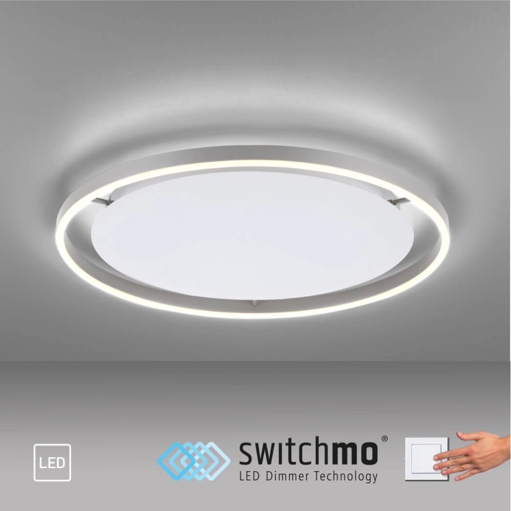 Deckenleuchte Ritus Aluminium Ø 58,5cm Just Light 4043689983475