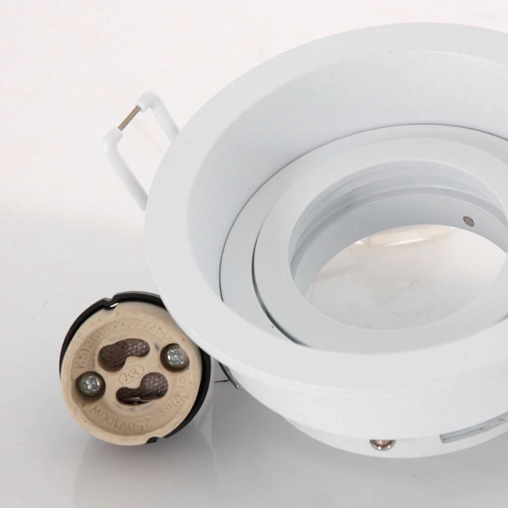 Weißer Einbaustrahler Pelite spot Ø 10cm Steinhauer 8712746152678