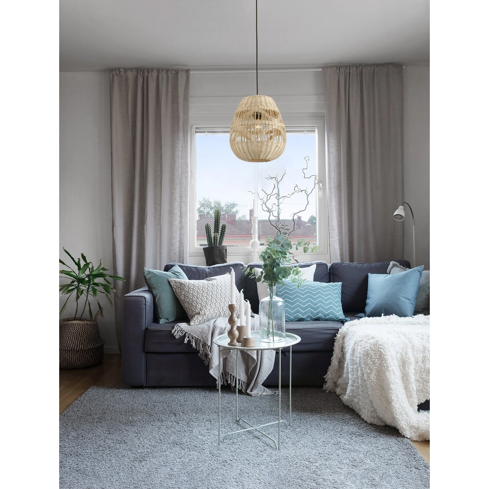 Rattan Pendelleuchte Marlo Ø 30cm Lyora 5212017438805